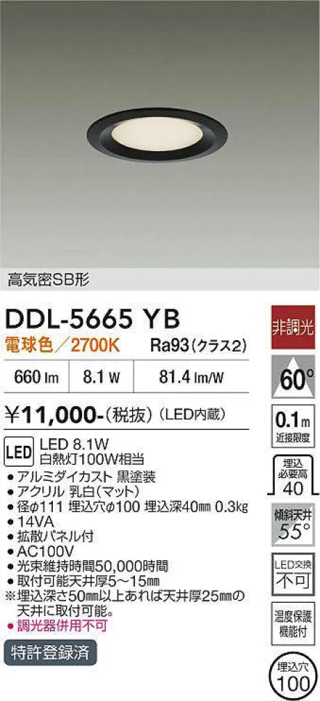 DDL-5665YB