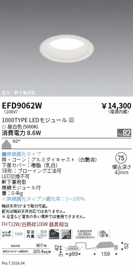 EFD9062W