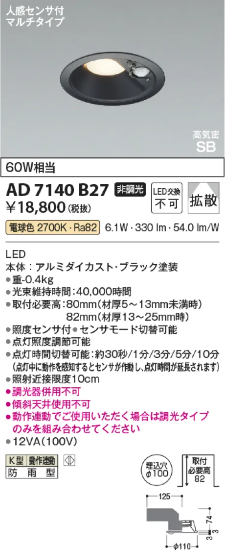 AD7140B27