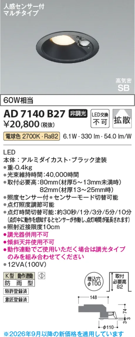 AD7140B27