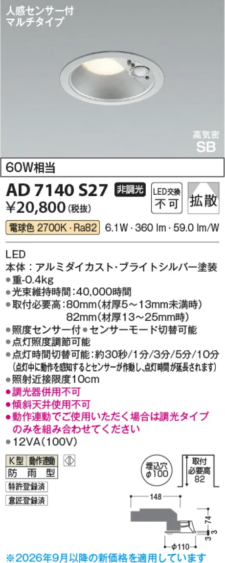 AD7140S27