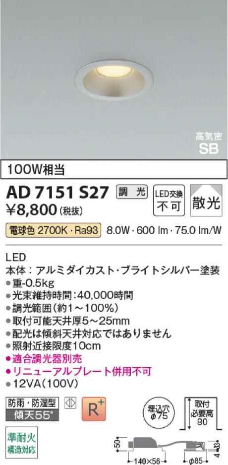 AD7151S27