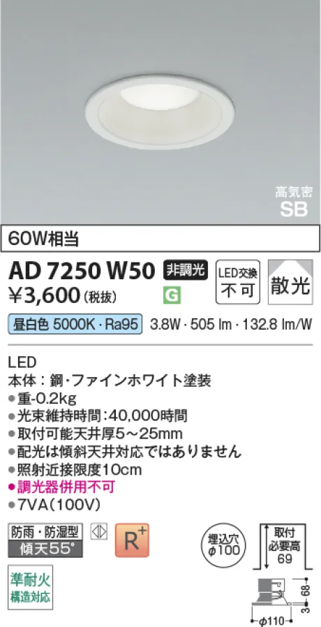 AD7250W50