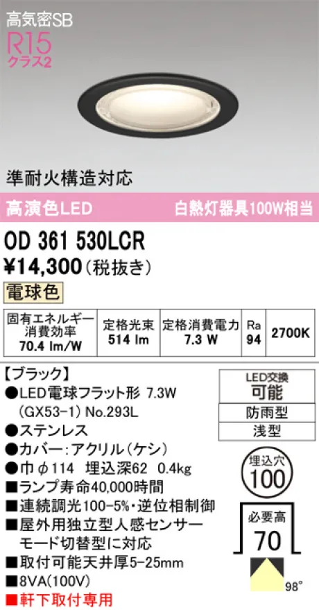 OD361530LCR