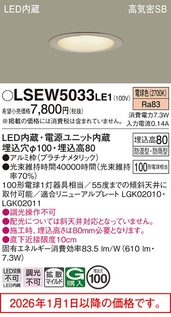 LSEW5033LE1