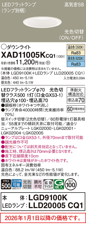 XAD11005KCQ1
