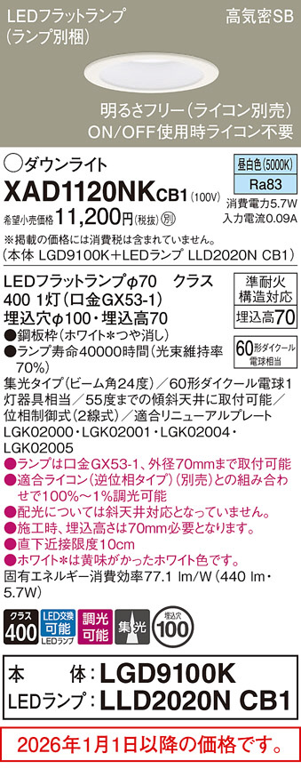 XAD1120NKCB1