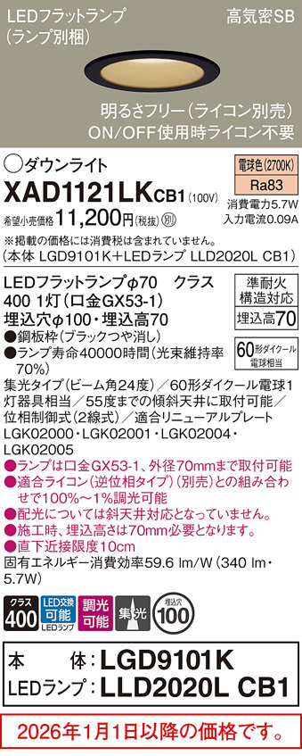 XAD1121LKCB1