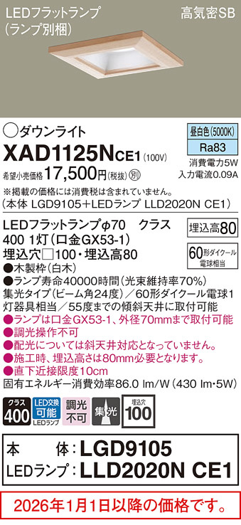 XAD1125NCE1