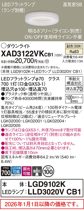 XAD3122VKCB1