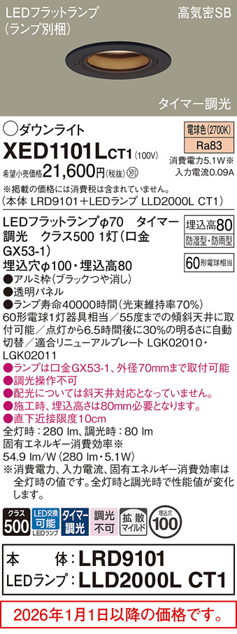 XED1101LCT1