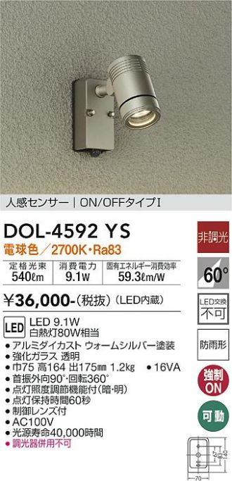 DOL-4592YS