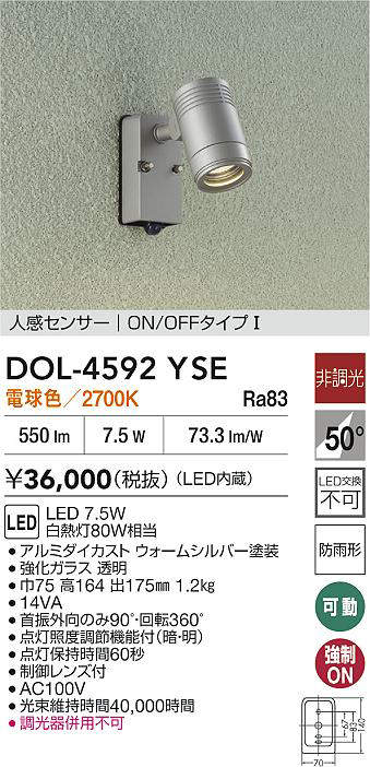 DOL-4592YSE