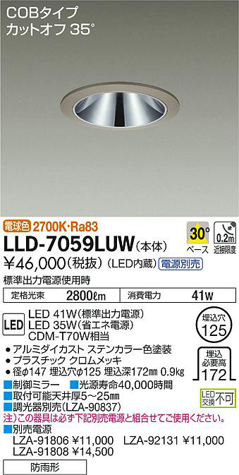 LLD-7059LUW
