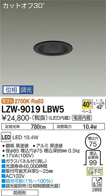 LZW-9019LBW5