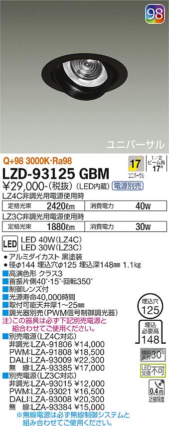 LZD-93125GBM