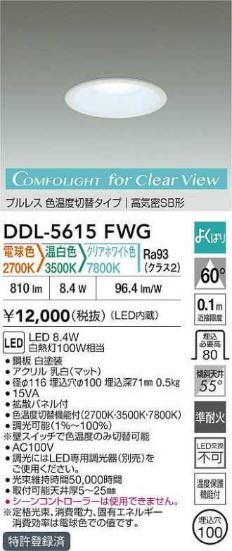 Amazon.co.jp: 大光電機 DAIKO LEDユニバーサルダウンライト 埋