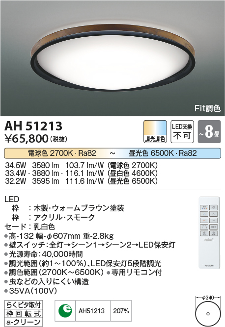 Ｐｒｅｍｉｕｍ Ｌｉｎｅ LED照明 コイズミ照明 AH51213 シーリング