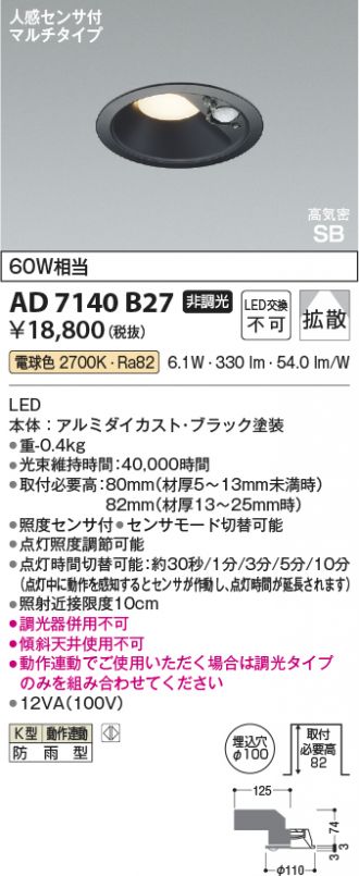KAD7140B27