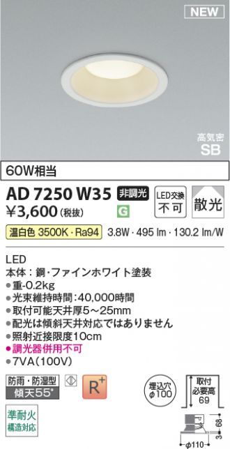 KAD7250W35