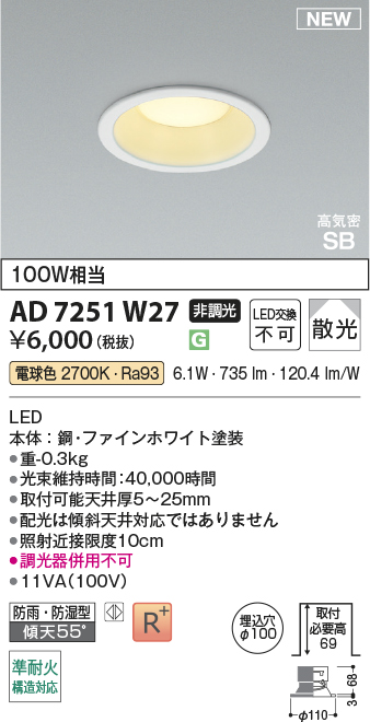 AD7251W27