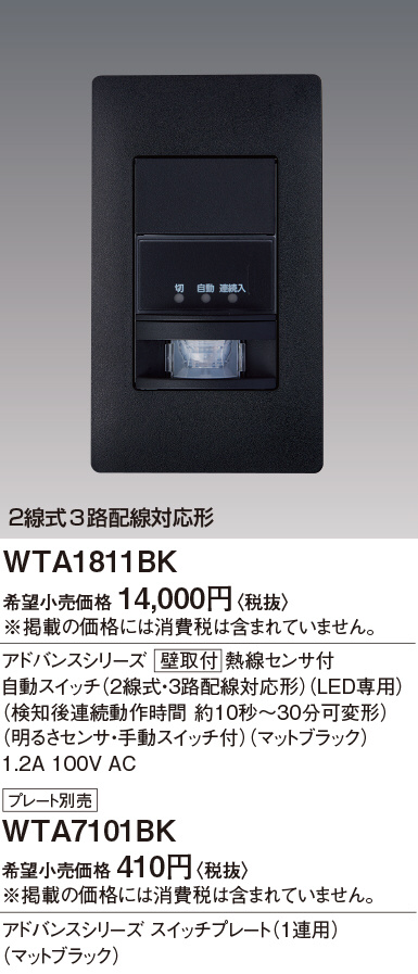 パナソニック スイッチプレート 1連用 マットグレー WTA7101HK