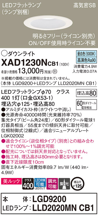 XAD1230NCB1