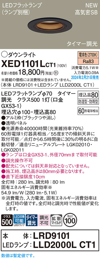 XED1101LCT1
