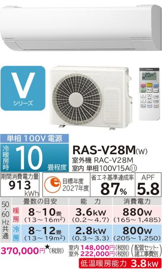 RAS-V28M-W