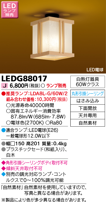 LEDG88017